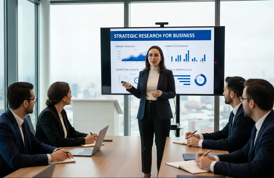 strategic research for business image