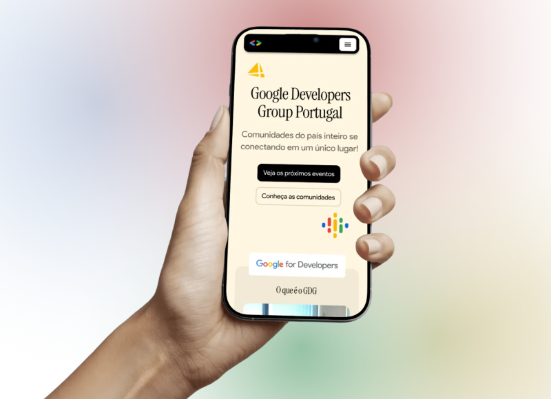 Google Developers Group mockup image